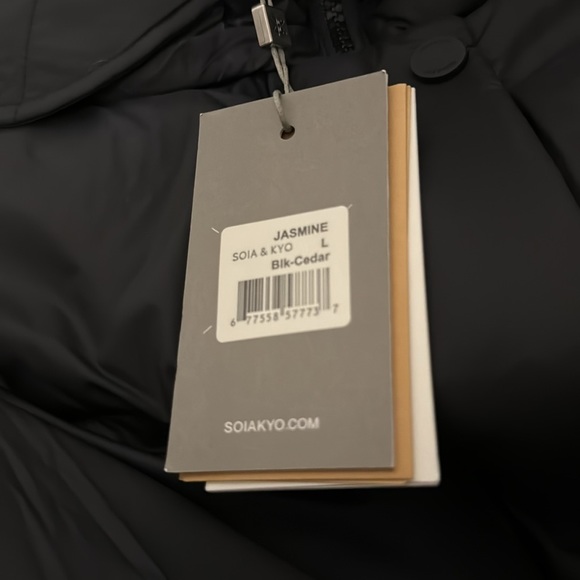 SOIA & KYO JASMINE BLACK-CEDAR L - Brand new ladies Down coat - Picture 7 of 7